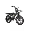 Koolux X9 Pro E-Bike SW 20" 2x48V/2x702Wh/120kg 150km Fatbike